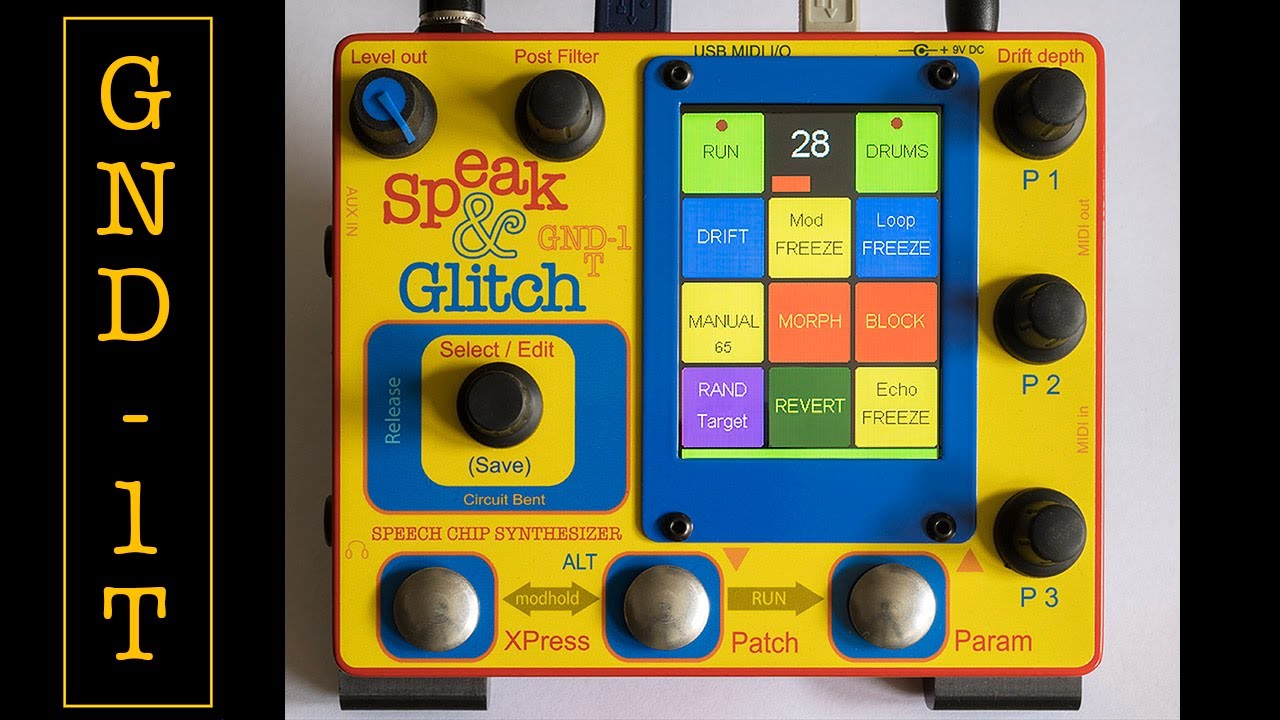 Speak & Glitch GND-1T - Other Gear - Elektronauts