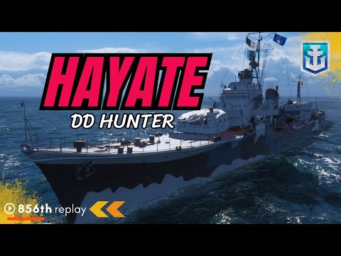 World of Warships HAYATE: HUNTING Destroyer is FUN #wows #worldofwarships #gaming