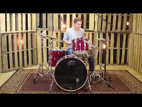 DW Performance Series Cherry Stain Drum Set - 24, 13, 16