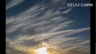 preview picture of video 'PROOF! SUNRISE & SUNSET ALWAYS OBSCURED-WHY?-(JAN-JULY, 2012.)wmv'