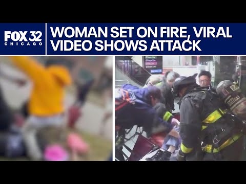 Woman set on fire; video shows Chicago mother, son attacked | FOX 32 News at 4 & 5