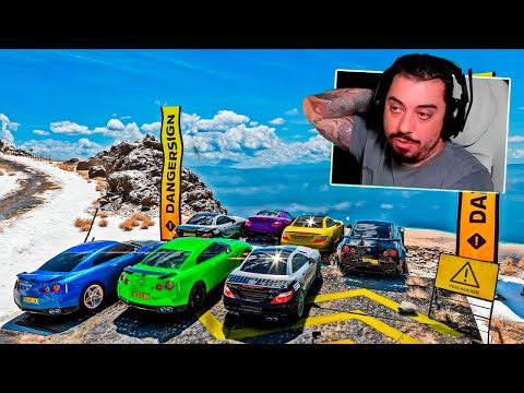 The Mercedes CLK Saga on the Dead Hill Without Brakes - Forza Horizon 5