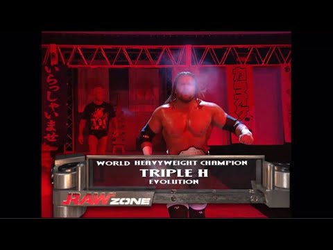 Triple H Entrance as World Champion in Japan - Raw 2/7/05