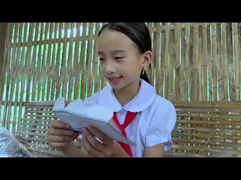 Pobre niña - Han recibe regalos de la escuela - baña cachorros - cocina sola