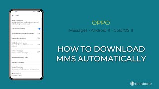 How to Download MMS automatically - Oppo [Android 11 - ColorOS 11]