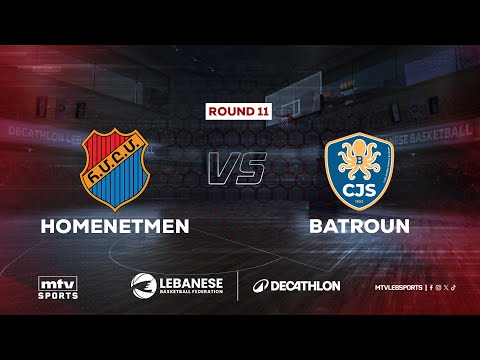 Decathlon Lebanese Basketball Championship | Round 11 - Homenetmen vs Batroun