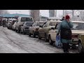 Количество беженцев на границе с Россией растет. КПП "Успенка" 10.02.2015 