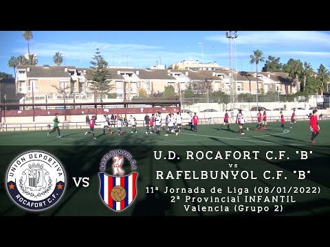 Jornada 11 - Liga INFANTIL 21/22 - U.D. Rocafort C.F. "B" - Rafelbunyol C.F. "B" - 08/01/2022