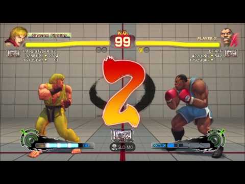 Integra ( Ken ) Vs. Brian_F ( Balrog ) x 3  USF4 Ranked Matches
