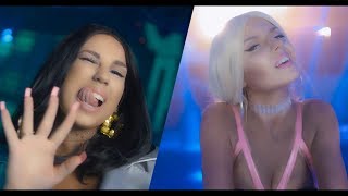 Kadr z teledysku Cardi B vs Nicki Minaj tekst piosenki SzpaRAP