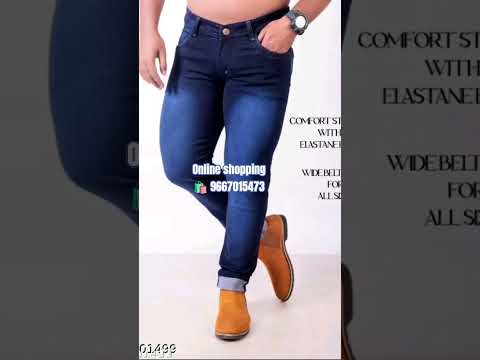 Name:*FANG JEANS Men's Jeans*Fabric: DenimPattern: SolidNet Quantity  #fashion