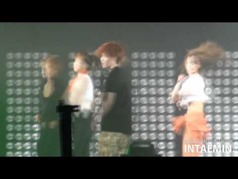 [fancam] 110610 SHINee Taemin forgot choreography in Dance Battle @ SM TOWN in Paris