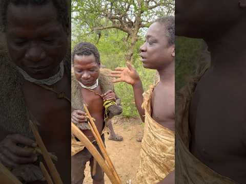 Hadzabe are the best hunters-gatherers tribe found in Tanzania 🇹🇿 #hadzabetribe #africa #tanzania