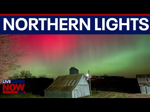 Video | VISUALS: Northern lights dazzle skies across the US