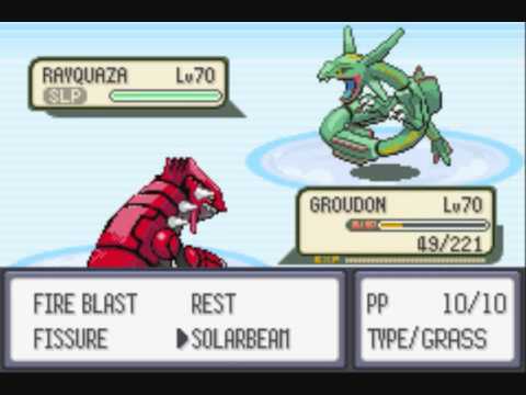 Let's play pokemon emerald -56- The art of shoving a giant dragon into a ball