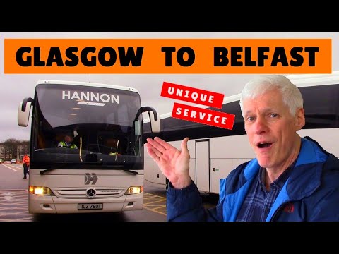 Ônibus de Glasgow para Belfast com HANNON COACH