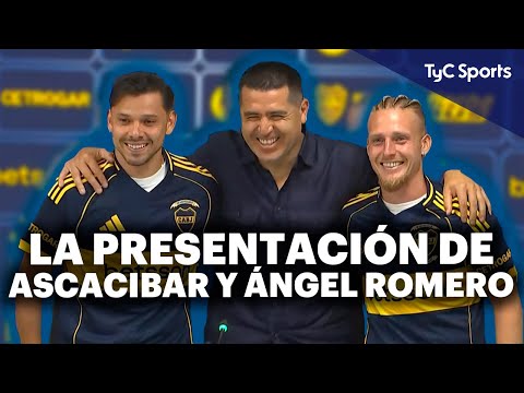 LA PRESENTACIÓN DE ASCACIBAR Y ÁNGEL ROMERO: EL DESEO DE CONQUISTAR TÍTULOS, JUGAR CON PAREDES Y +