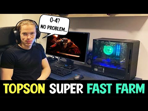 Topson playing carry "JUGGERNAUT" - 4 Deaths in 8 Minutes? NO PROBLEM! DOTA 2