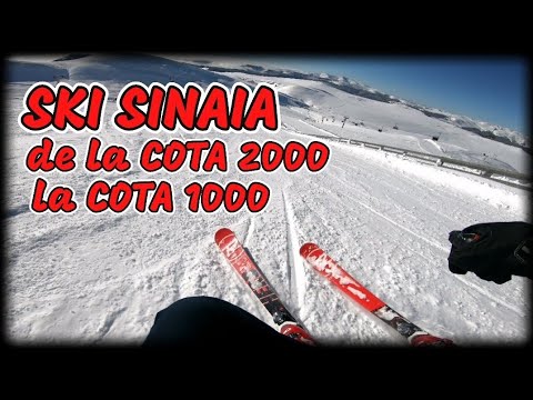SCHI SINAIA - De la Cota 2000 la Cota 1000 ⛷️