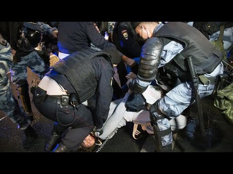 Москва: задержания на стихийном митинге