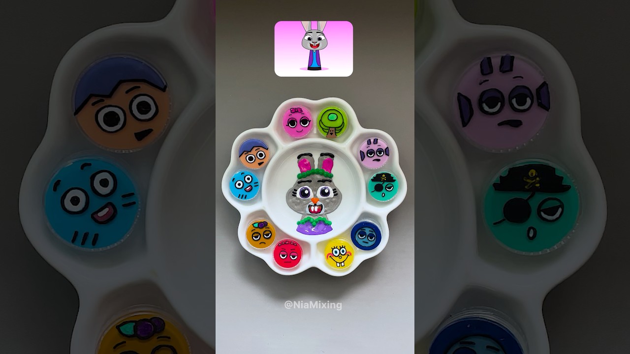 zootopia Sprunki color mixing 🎵 Guess the Final color! #colormixing