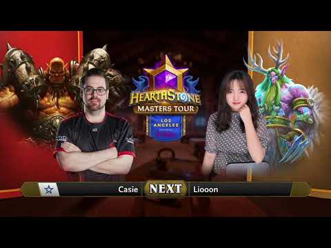 Casie vs Liooon - Quarterfinals - Hearthstone Masters Tour Los Angeles