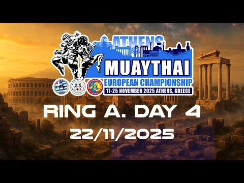 IFMA European Muaythai Championships 2025 – Day 4 | Ring A. Live from Athens (Youth & Kids Finals)