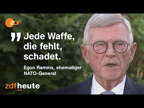 Was passiert, wenn der Donbass fällt? Fragen an den ehemaligen NATO-General Ramms | ZDFheute Live