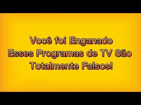 VOCÊ FOI E ESTÁ SENDO ENGANADO! - REALITIES FALSOS SÃO FALSOS - FAKES! #tvshow
