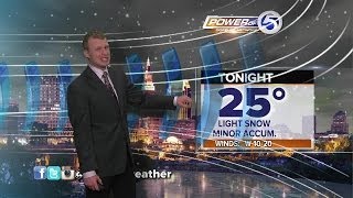 Tuesday&#39;s afternoon weather briefing