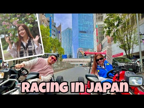 Go Kart in Japan + Cherry Blossom experience (Japan trip)