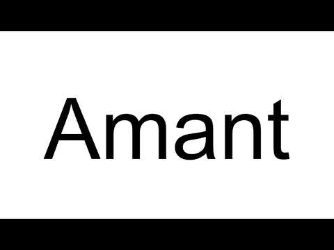 How to Pronounce Amant ( Albanian )
