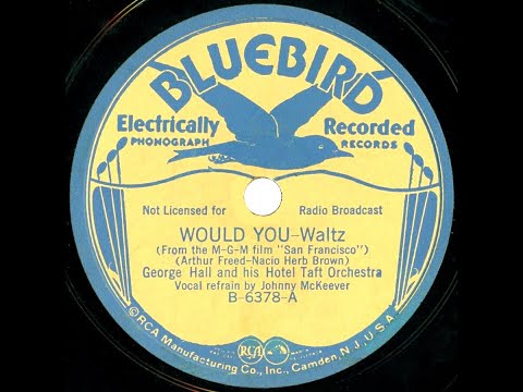 1936 HITS ARCHIVE: Would You? - George Hall (Johnny McKeever, vocal)