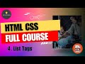 HTML & CSS Full Course - 4. List Tags