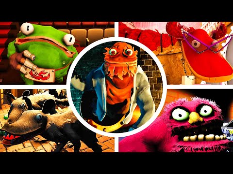 My Friendly Neighborhood - Helping All Monsters Puppets and Getting True Ending (4K)