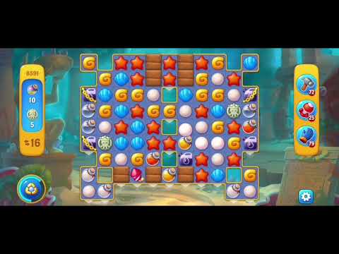 Fishdom 8591 Hard Level - NO 💣🧨💥