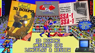 [AMSTRAD CPC] 3D Boxing - Longplay & Review (With Synthesised Speech!)