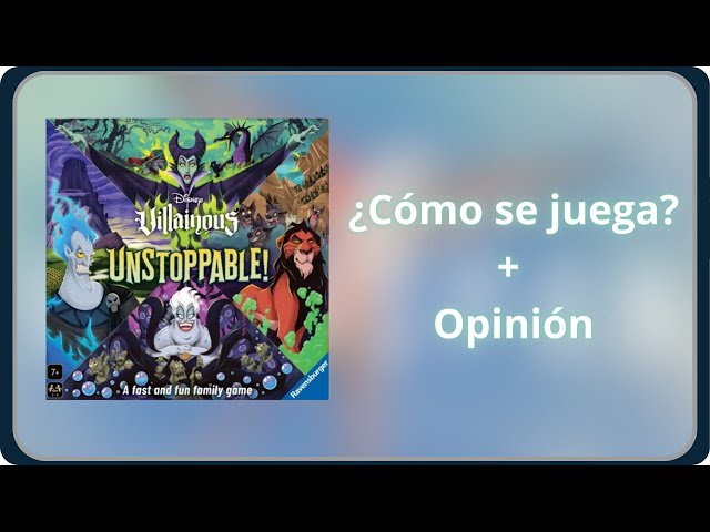 Vídeo relacionado con Ravensburger - Disney Villainous: Unstoppable, Juego 7+, 2-4 Jugadores