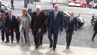Mattarella al Museo Oceanografico di Monaco insieme al principe Alberto II