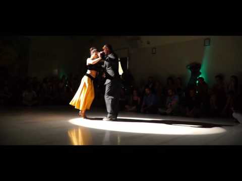  Michalis Souvleris  and  Maria Kalogera  are  dancing  at  A los amigos tango festival  in  2016