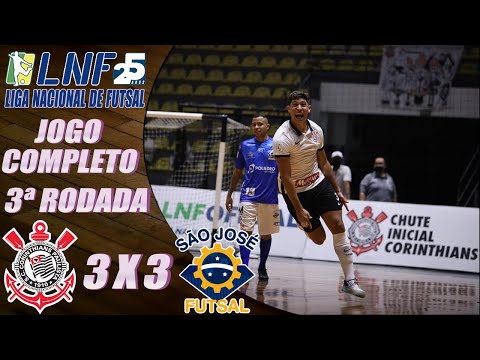JOGO COMPLETO Corinthians 3x3 São José | 3ª Rodada | LNF 2020 (02/09/2020)