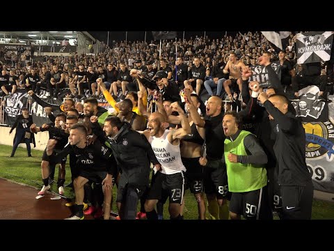 Gol i atmosfera sa utakmice polufinala Kupa Srbije FK Partizan - FK Crvena Zvezda