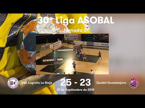 LIGA ASOBAL J01: BM. Logroño La Rioja - Quabit Guadalajara 25-23