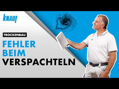 Perfekt Verspachteln: So machst du keine Fehler - So geht Trockenbau