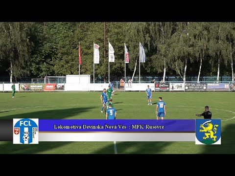 Lokomotíva Devínska Nová Ves : MFK Rusovce 0 : 2 IV. liga zostrih a rozhovory  2425 HD