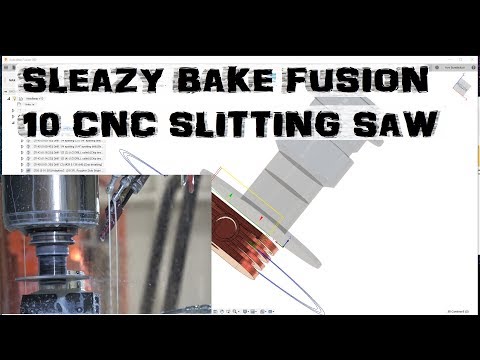 Speedy Fusion 360 Ep. 10 2d Contour Slitting Saw