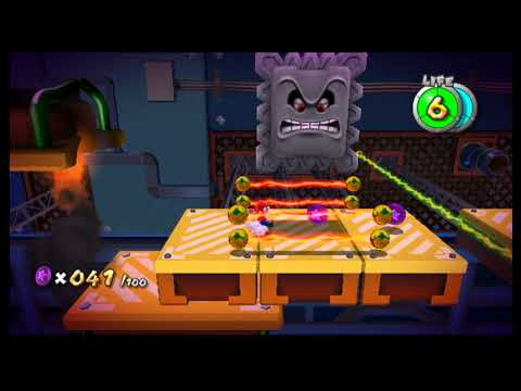 Super Mario Galaxy - Dreadnought Galaxy: Battlestation's Purple Coins