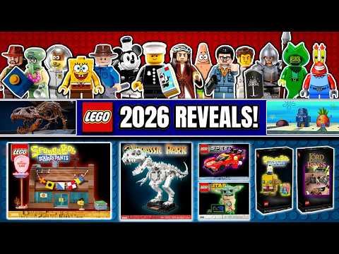 LEGO 2026 REVEALS! LOTR, Jurassic World, Speed Champions, SpongeBob & MORE!