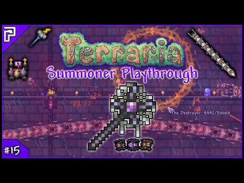 New Boss Arena & The Destroyer! | Let's Play Terraria 1.3 | Summoner Playthrough [#15]