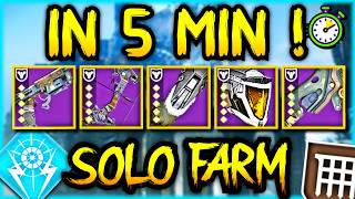 in 5 Min ! SOLO FARM Tier-5 Master Warlord's Ruin Loot - Prismatic Warlock | Destiny 2